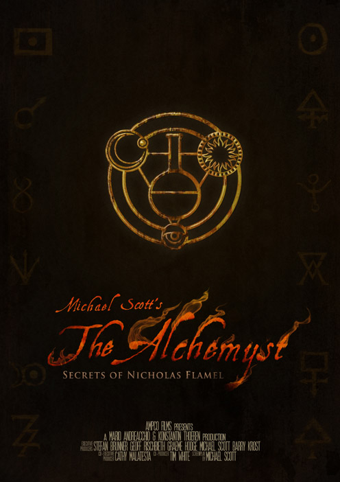 Geplantes Filmcover zu The Alchemyst